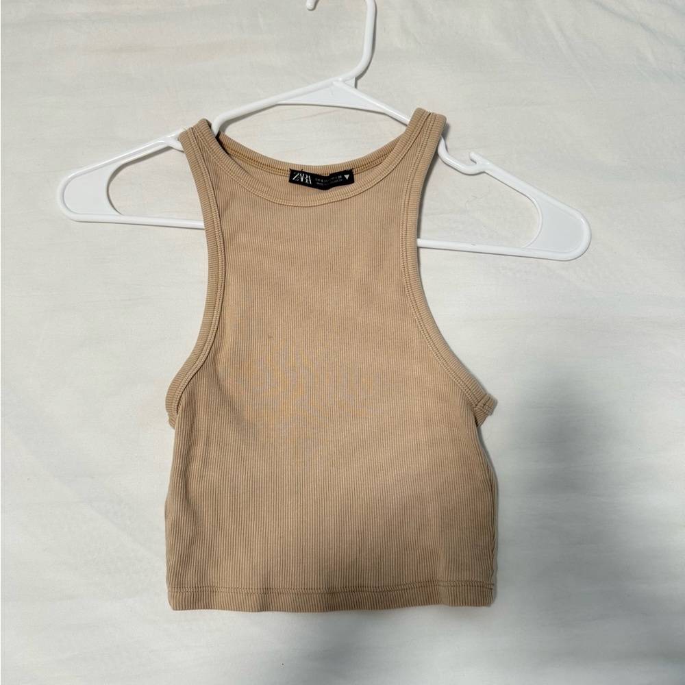 Beige tank from zara